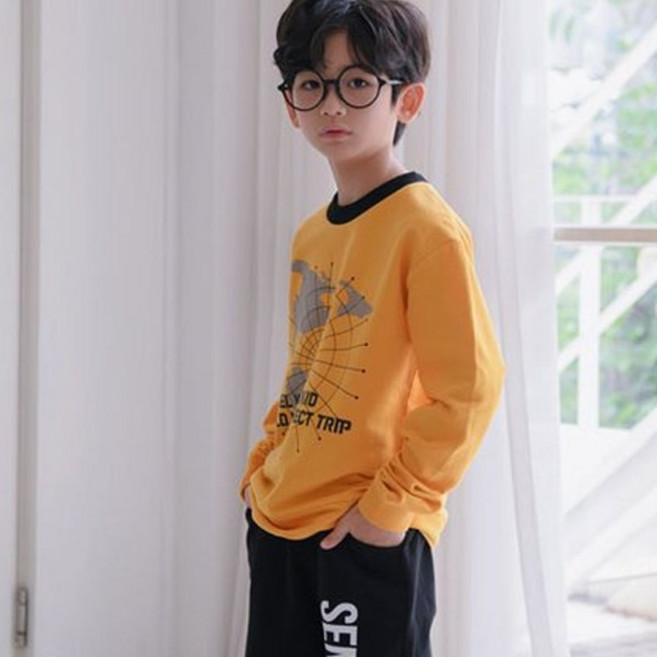 잭키드 남아용 트레블 맨투맨티