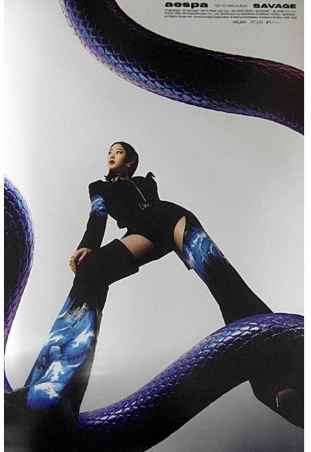 (브로마이드1종+지관통) 에스파 (aespa) - Savage Hallucination Quest 지젤 포스터