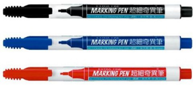 雄獅 超細奇異筆 0.5mm, 1個, 黑色