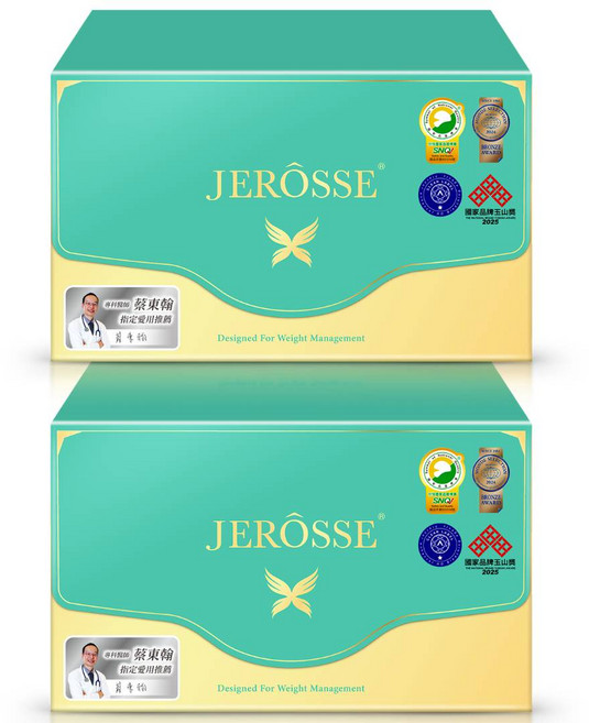 JEROSSE 婕樂纖 小綠纖纖飲 纖纖輕鬆飲, 2個, 14份