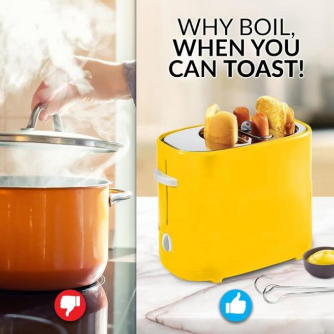 가족 아침 식사에 적합한 100V 자동 핫도그 토스터 소시지 기계, 01 빠른