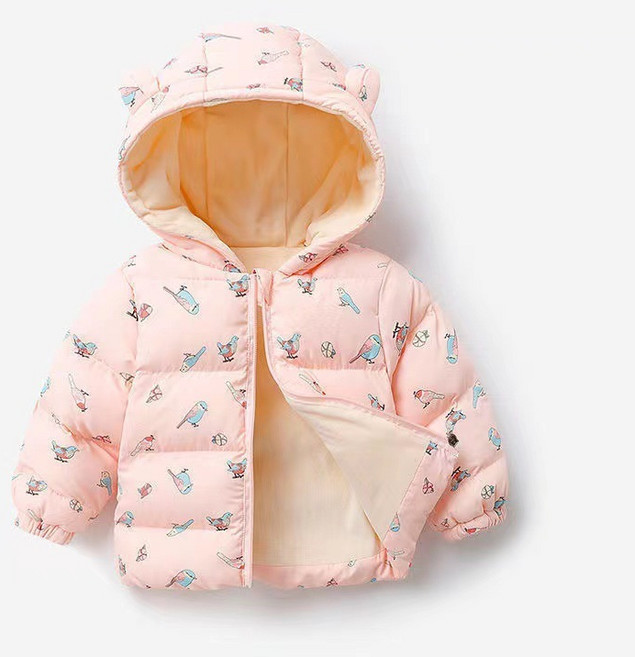 Annie 兒童連帽羽絨外套 男童女童寶寶羽絨衣 小熊外套