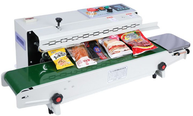 밴드실러 밀봉기 포장실링기 자동 비닐 연속 날인 탁상형 밀봉, 직사각형, 900 디럭스 카운팅 타입, 1개