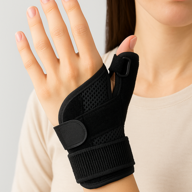 바움핏 엄지손가락 손목 보호대 왼손 오른손 겸용, 1개