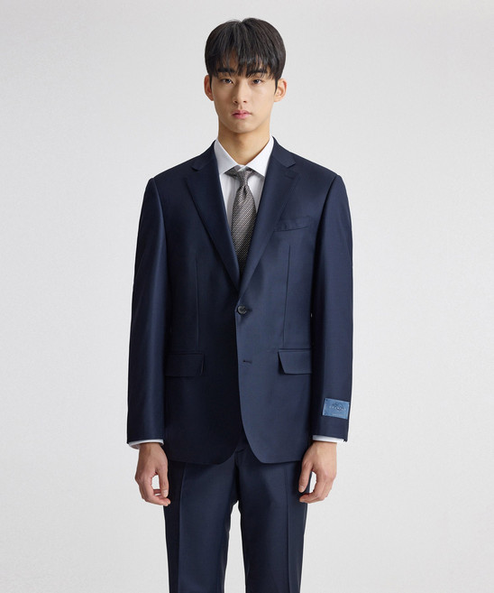 [STCO] 남성 사계절 ITALY GUABELLO 150수 WOOL 100% 수트 세트 컴포트핏 네이비