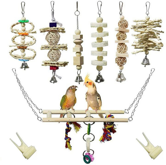 JHK 크로스보더 콤비 앵무새 장난감, 1개, 단색