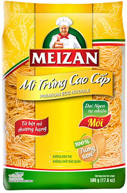 메이잔 프리미엄 에그누들 500g x3개 (계란 6% 함유), 1개
