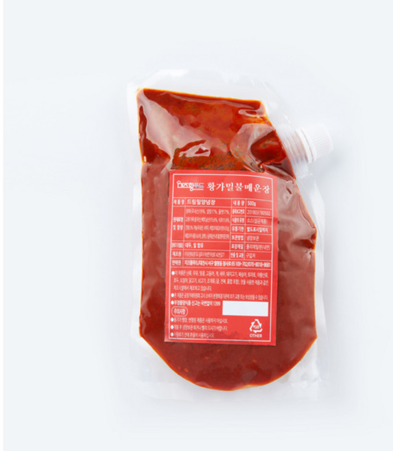황가밀불매운냉면비빔장500g, 500g, 1개