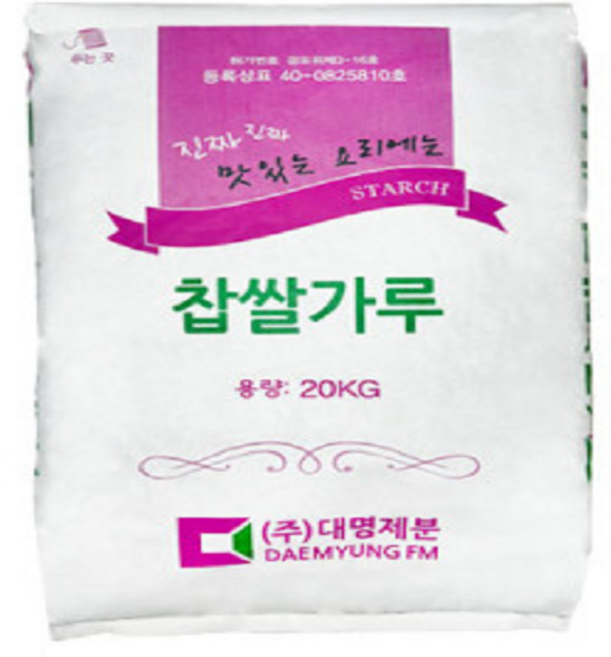 대명제분 찹쌀가루(국산) 쌀 20kg, 1개