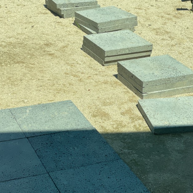 현무암 디딤석 정원 판석 50cm X 50cm X 두께 5cm, 29.9kg, 5개