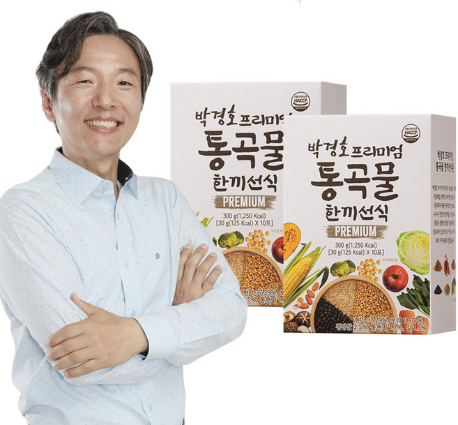 박경호 프리미엄 통곡물 한끼선식 식사대용 영양간식, 2박스, 300g