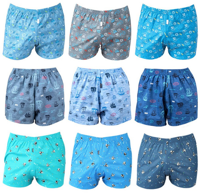 순면 남아 주니어 트렁크 팬티 3종 세트