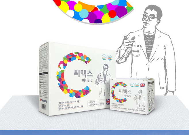 [씨맥스 비타민씨 2000mg] C-max 영국산비타민C 고용량 25포 25일분, 1개, 50.025g