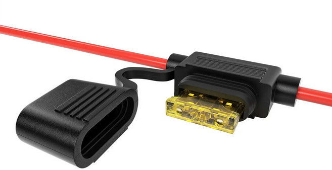 대형퓨즈용 16AWG 전선 방수퓨즈홀더+ 휴즈 포함 ATO/ATC Fuse Holder with Fuses, 방수대형휴즈홀더+40A