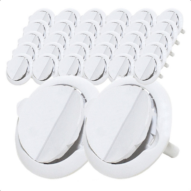 코텍스 콘센트 안전커버 날개형, 화이트, 40개