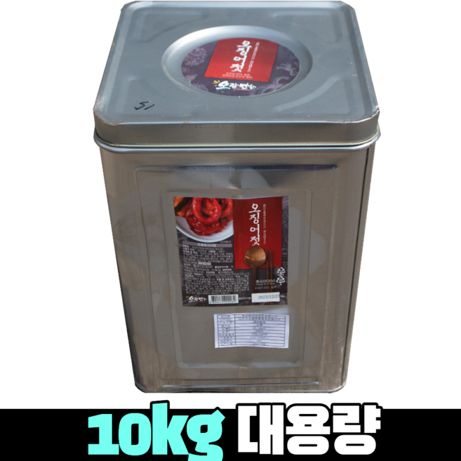 오감만찬 오징어 젓갈 대용량 수입산, 10kg, 1개