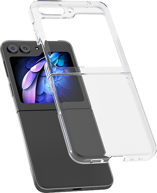 5세컨즈 갤럭시 Z플립5 스키니 클리어 하드 케이스 F731