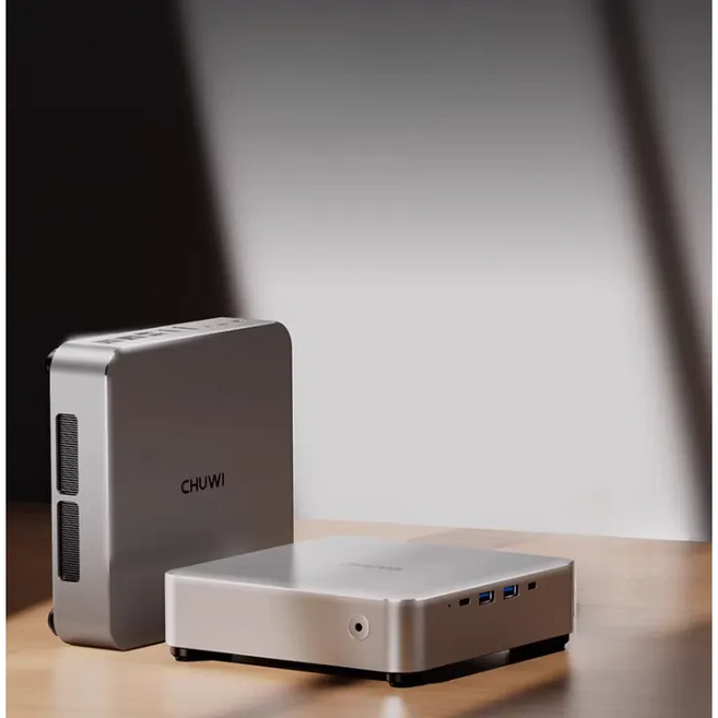 트루펙트 CHUWI Aubox 미니 PC 7 8745HS 고성능 데스크톱 컴퓨터 본체 대용량 메모리 wifi6 블루투스5.2, Linux, 512GB, 16GB, 화이트실버