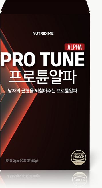 뉴트리다임 프로튠 알파, 1개, 60g