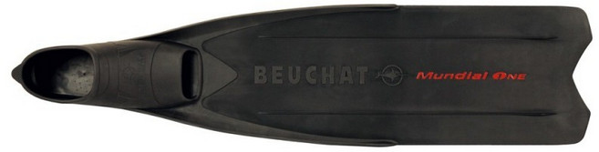 Beuchat MUNDIAL ONE 塑膠長蛙鞋, 41/42