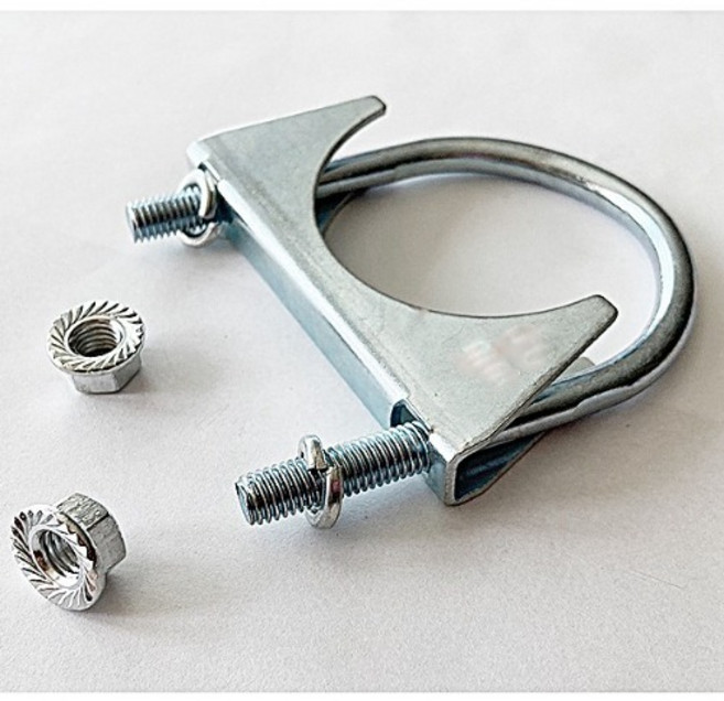 서진 다용도 배기관 클램프 파이프 호스 연결 조임 고정 U자형 볼트 고정쇠 덕트 튜브 새들, H