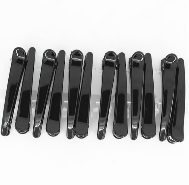 亮面烤漆 簡易劉海邊夾 帶齒防滑髮飾