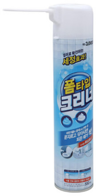 제조폼타입 욕실세정제 다용도 세정제 매직크리너550ml 분사형 욕실세정제 찌든때제거 곰팡이제거, 1개, 550ml
