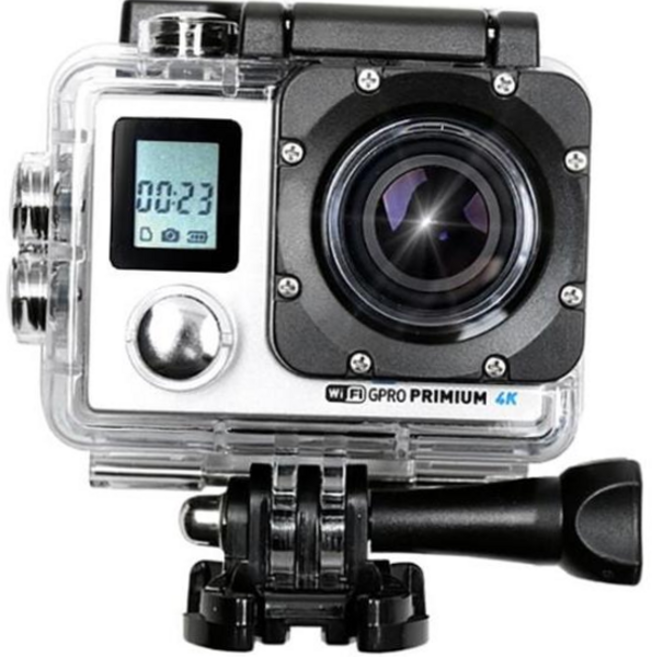 액션캠 G GOON 실버 방수카메라 GPRO-4000 4K, 본상품