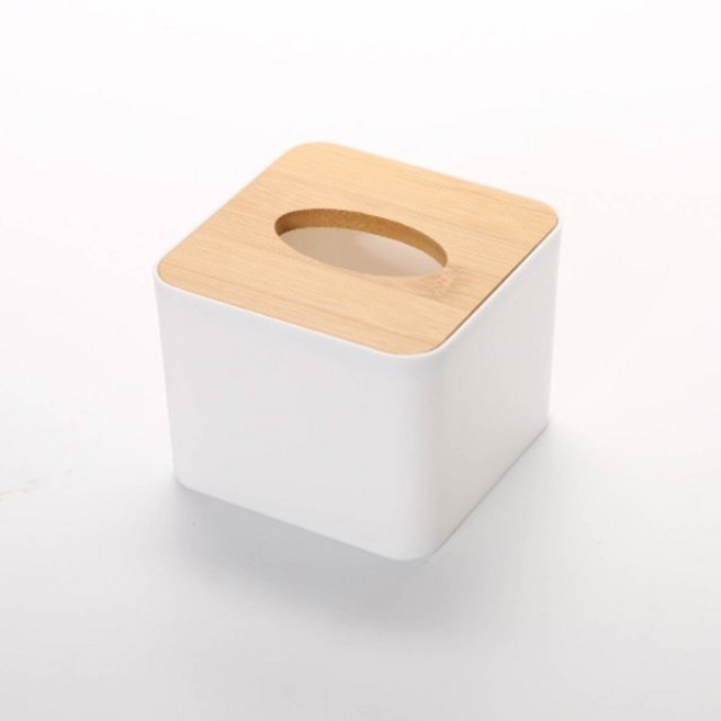 모던 냅킨통 티슈케이스 휴지통 업소용 식당 카페, 타원형(화이트), 1개