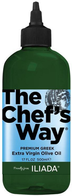 ILIADA The Chef's Way 그리스산 엑스트라 버진 올리브 오일 500ml (정밀 스퀴즈 보틀), 1개