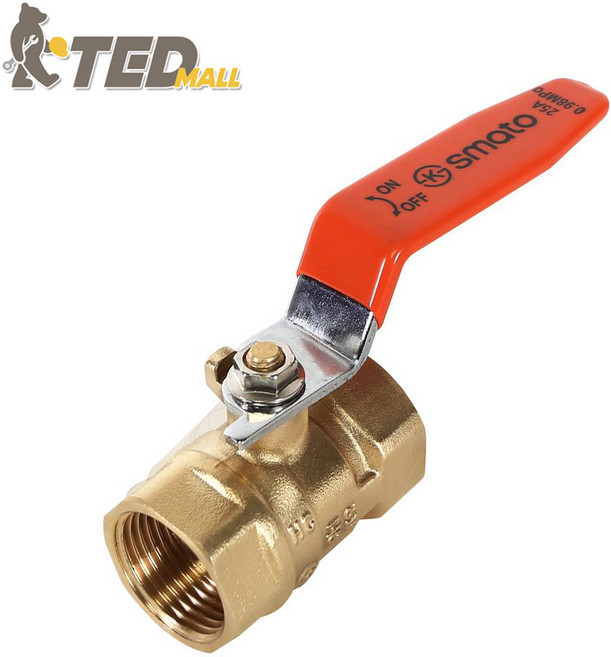 황동볼밸브 수도부품 신주 밸브 배관 부속품, 1개