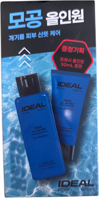 아이디얼 포 맨 프레시 올인원 150ml+50ml (지성 피부)