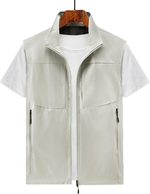 Makone 남성 봄 가을 카고 등산 베스트 아웃도어 베스트 조끼