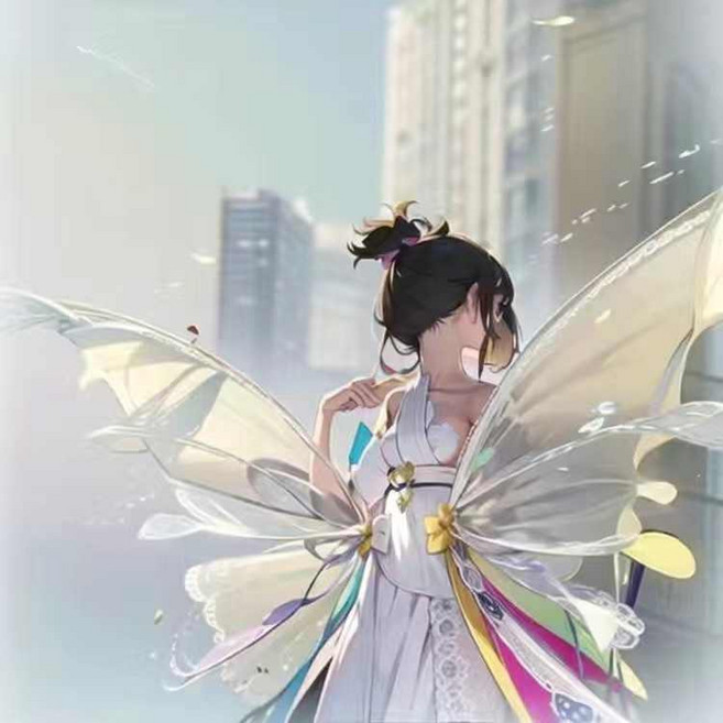 빛나는 날개 엘프 나비 화동 선물 움직이는 결혼식 소품 촬영소품 애견 천사 팅커벨, 전표등보내기(외울 수 없는)