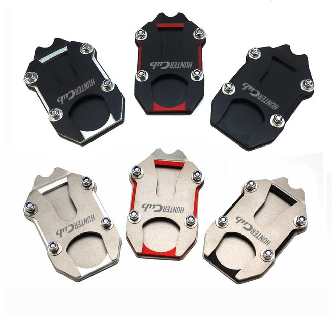 킹콩 혼다 헌터커브 사이드 스탠드 21년 25년 발판 클립 CT125 호환, 1개, 블랙레드