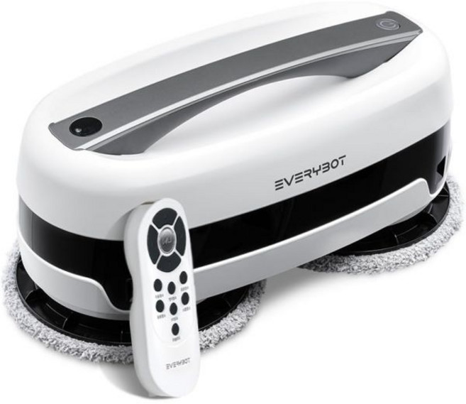 에브리봇 '엣지' 리모컨으로 제어되는 듀얼 5 700RPM 모터로 모든 종류의 하드 바닥 관리 및 청소를 위한 강력한 자율 스마트 로봇 걸레, Edge