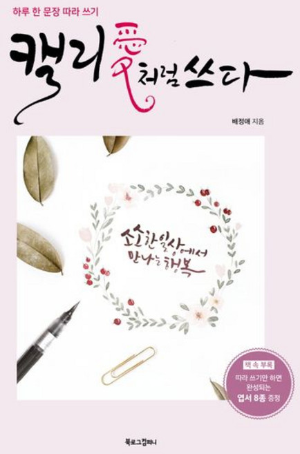 배정애 캘리애처럼 쓰다, 1개