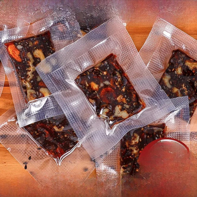 식품 등급 대추 케이크 포장 백 진공 밀봉 그물 무늬 압축 신선 보관 주방 솔루션, 1개, 1. 1 / C. 아교 무늬 진공 포장 봉투 7*...