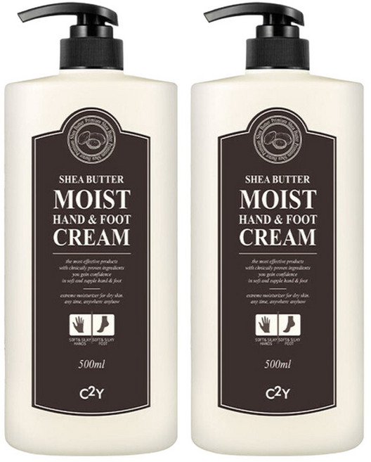 핸드크림 풋크림 대용량 핸드크림 시어버터 500ml 2개&60ml 2개, 4개, 60ml