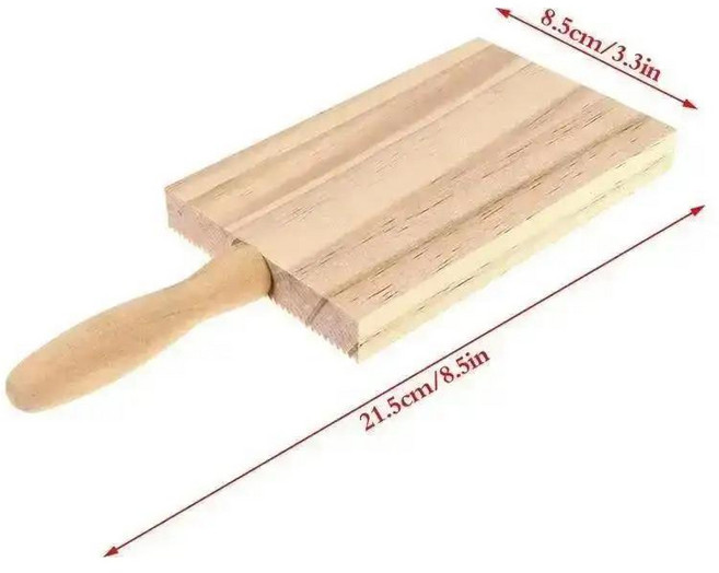 주방 요리 도구 나무 보드 마카로니 만들기 작은, 1개