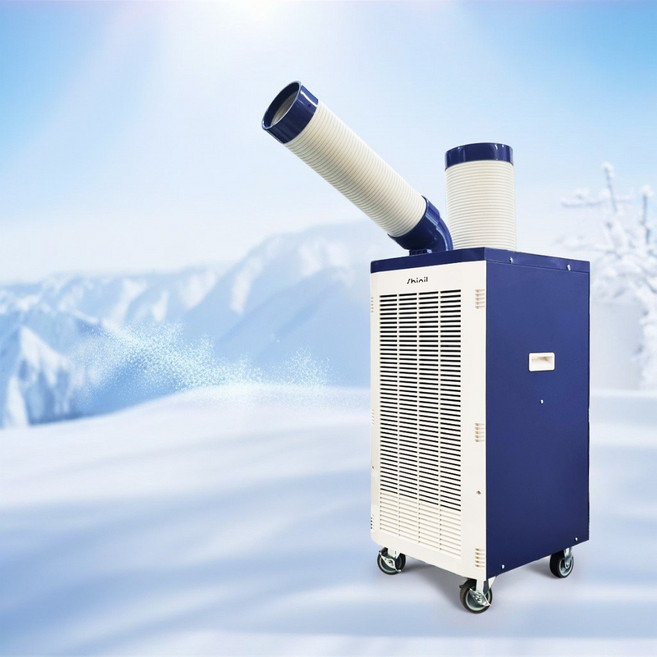 [신일전자 국내생산] 실외기 없는 이동식 에어컨 업소용 산업용 공업용 식당 주방 캠핑 에어컨 대형, 신일 SMA-PC3300B