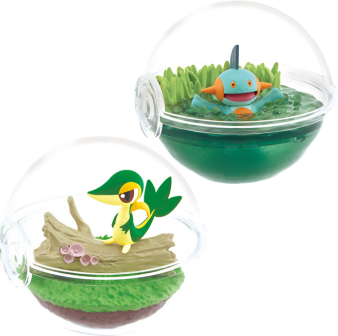 포켓몬스터 피규어 테라리움12 주리비얀 늪짱이, 1세트