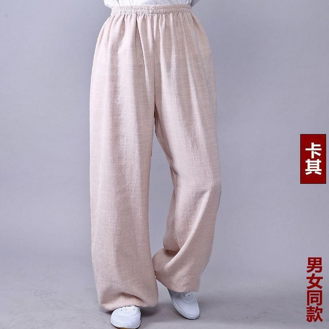 中國風 男 棉麻 寬鬆 褲子