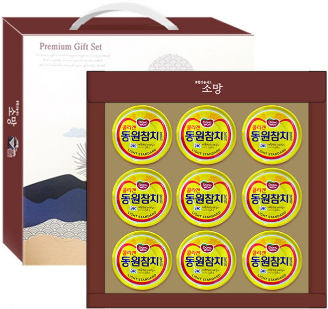 7위 - 동원 참치캔 90g x 9입 종합선물세트, 50세트