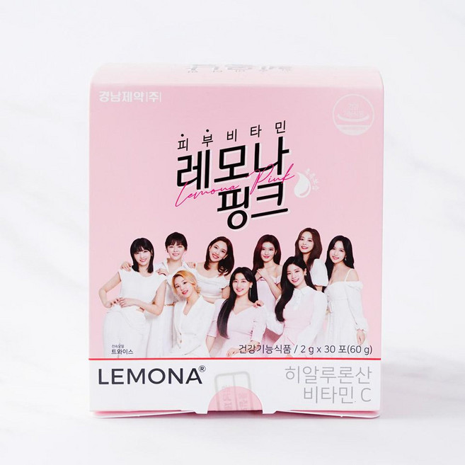 경남제약 피부 비타민 레모나 핑크 2g * 30포, 1박스, 60g