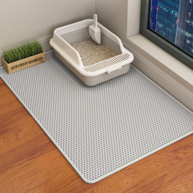 벌집 고양이 모래매트 화장실 발판 대형 60X95, 상세페이지 참조, 1개