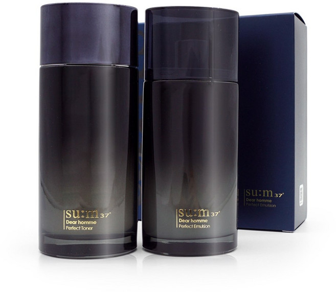 숨37도 디어옴므 퍼펙트 토너 130ml + 에멀전 110ml 세트, 1세트