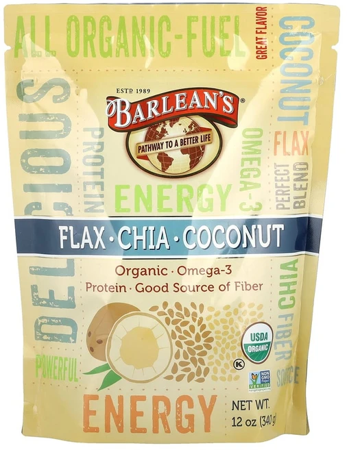 발린스 Barleans (발린스) 아마-시아-코코넛 블렌드 340g(12oz), 1개, 340g - 쿠팡