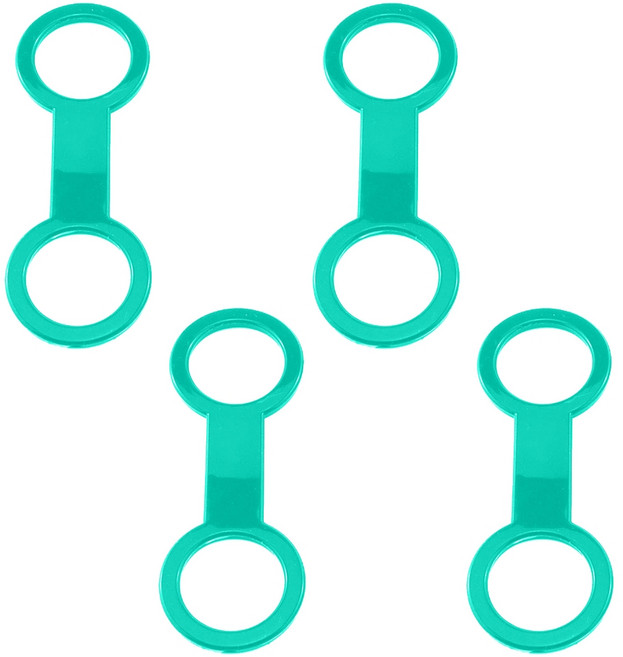 4Pcs 실리콘 스노클 마스크 스트랩 키퍼 다이빙 튜브 홀더 리테이너 클립 스노클 마스크 스트랩 키퍼 튜브 홀더 내구성, 빛 녹색