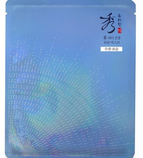 수려한 워터 진생 보습 마스크, 1개입, 5개